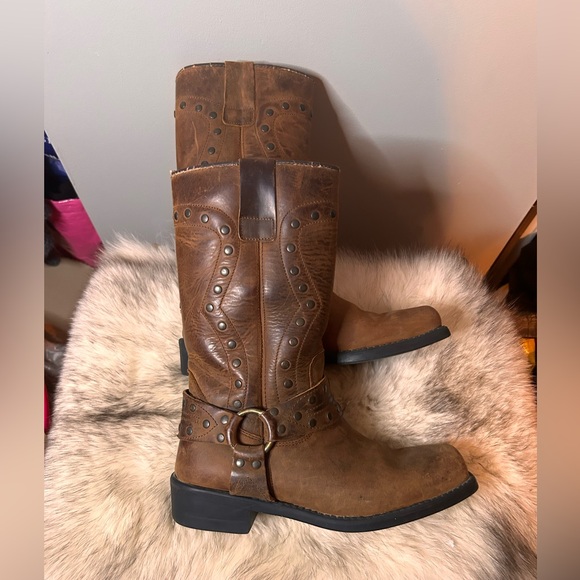 lotus Shoes - Lotus leather cowboy boots